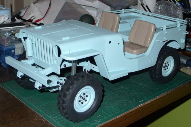 Maket Miniatur Mobil jeep
